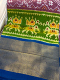 50% ikkat pattu saree