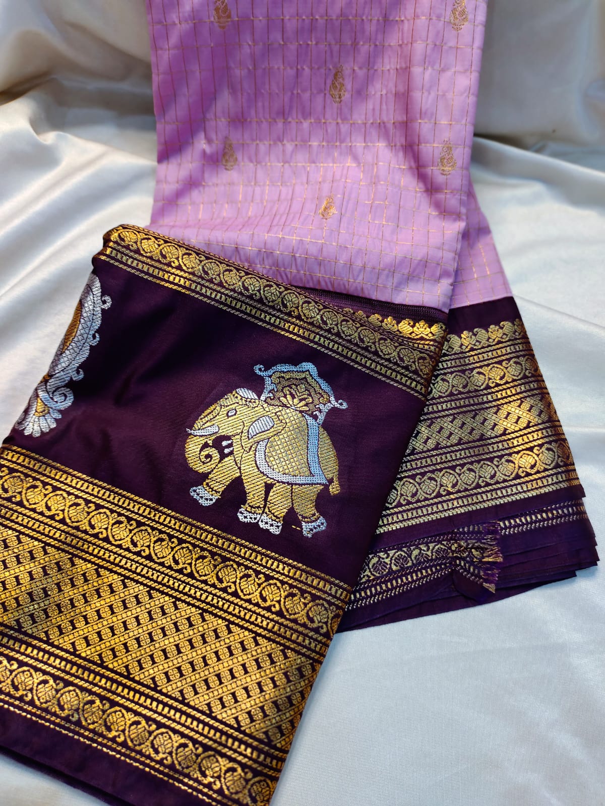 Vintage gadwal sarees