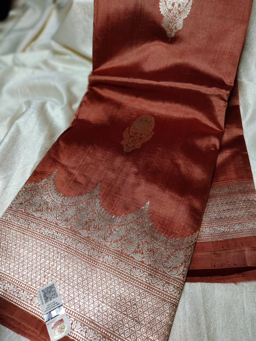 100% silk mark certified green Mango silk saree