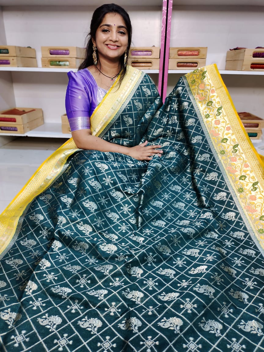 50% offer banarasi georgette saree