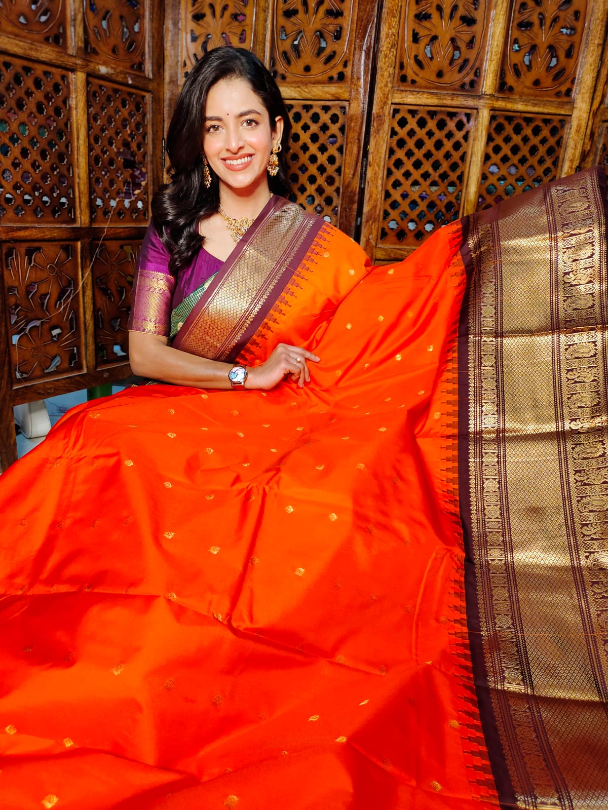 60% offer gadwal silk sarees