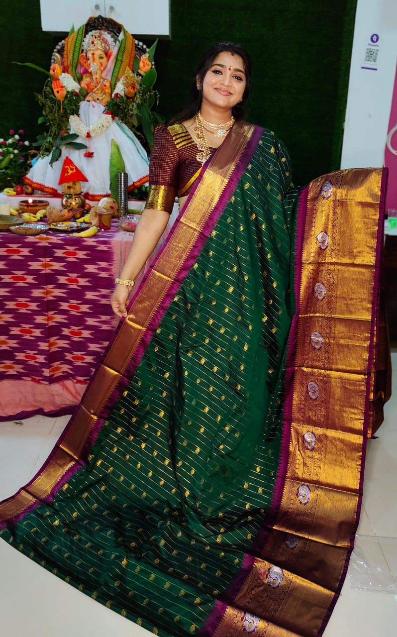 Vitange gadwal silk