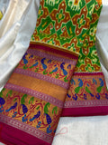 50% ikkat pattu saree