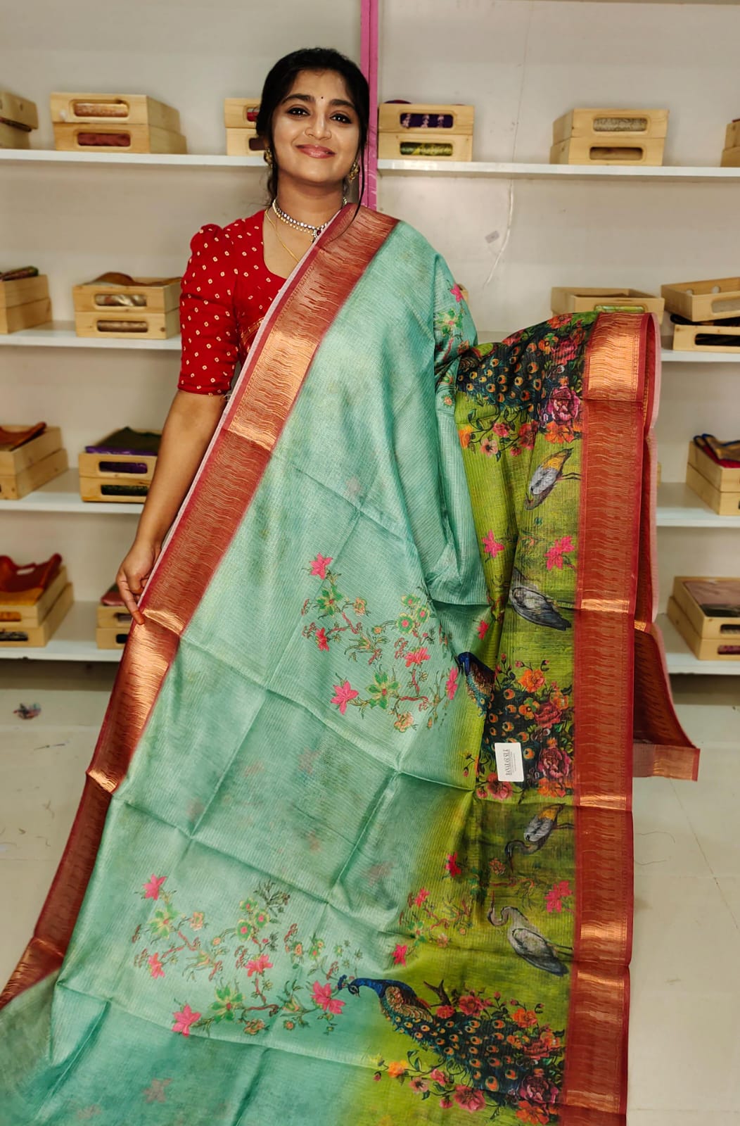 Ashadam clearnce sale fancy saree's