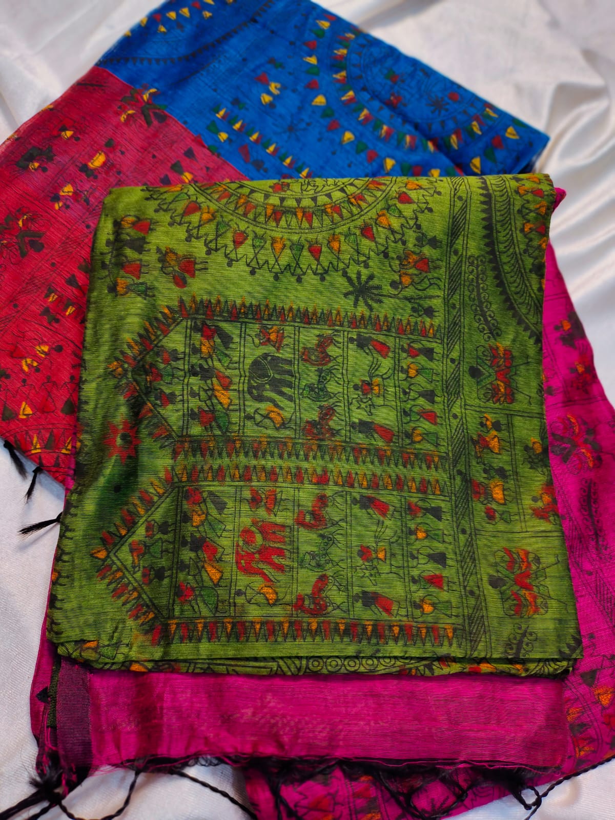 1+1 kadhi cotton saree