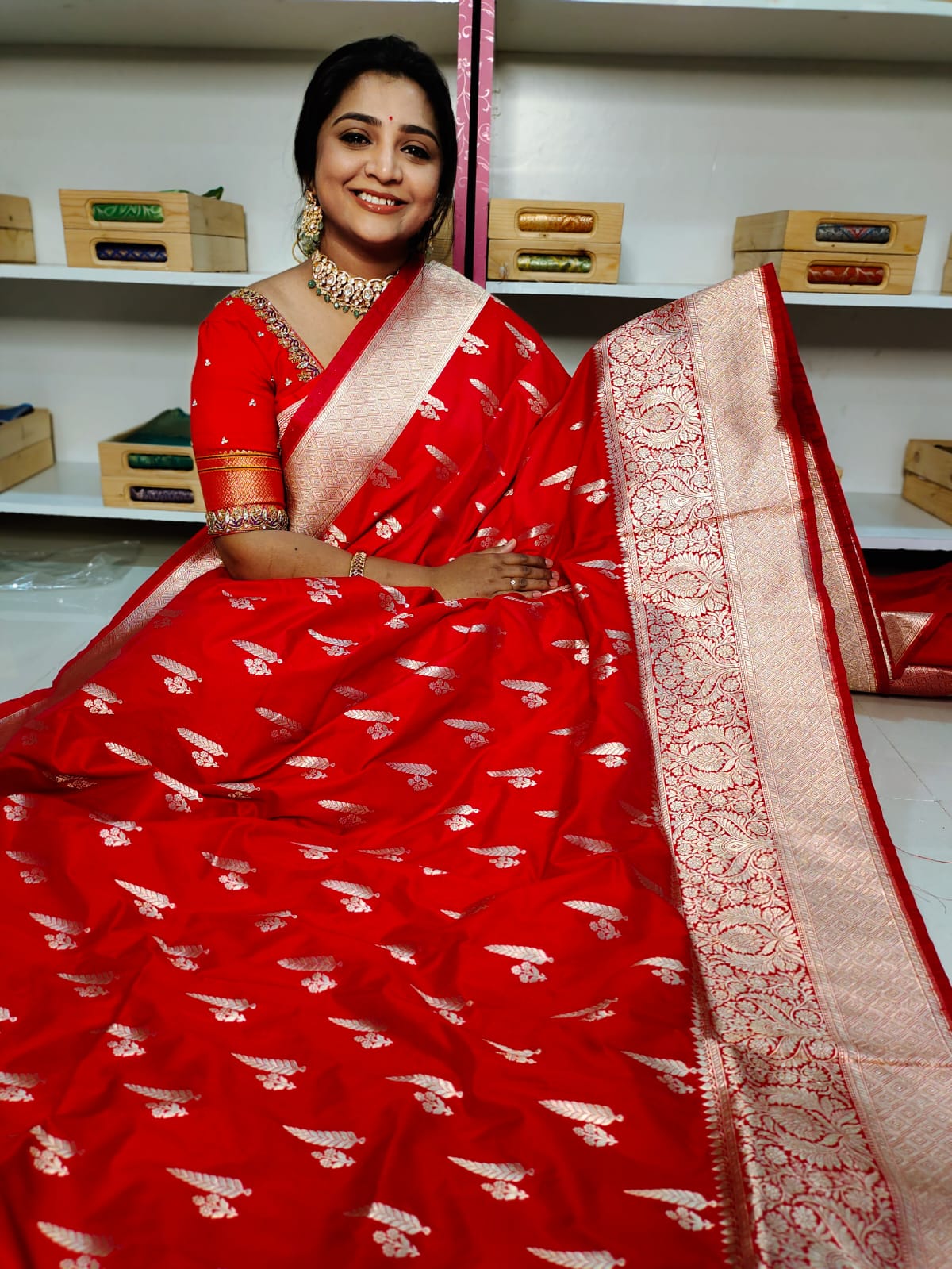 80% Katan banarasi sarees