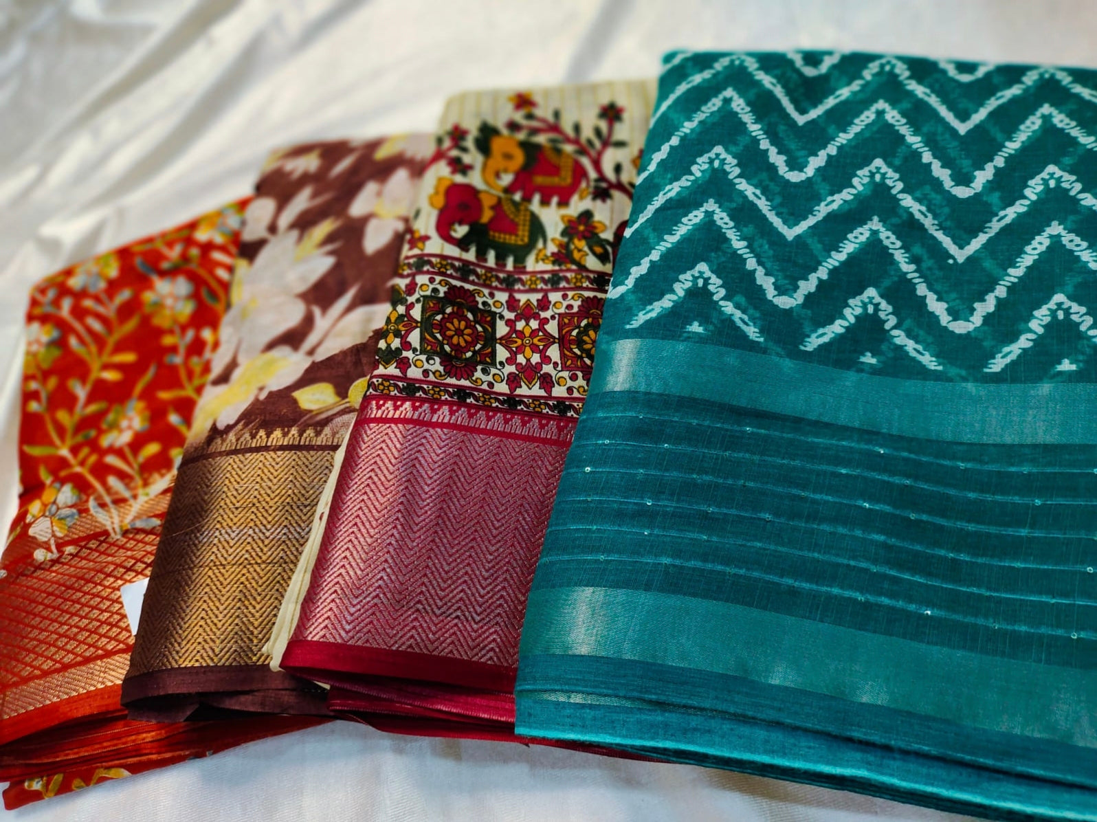 1+3 dola silk saree