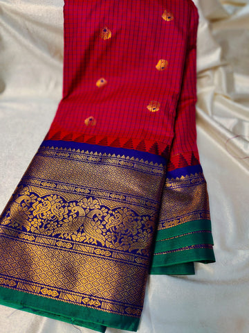 Vitange gadwal silk