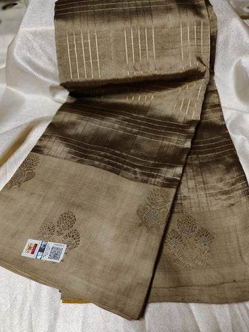 100% silk mark certified green Mango silk saree