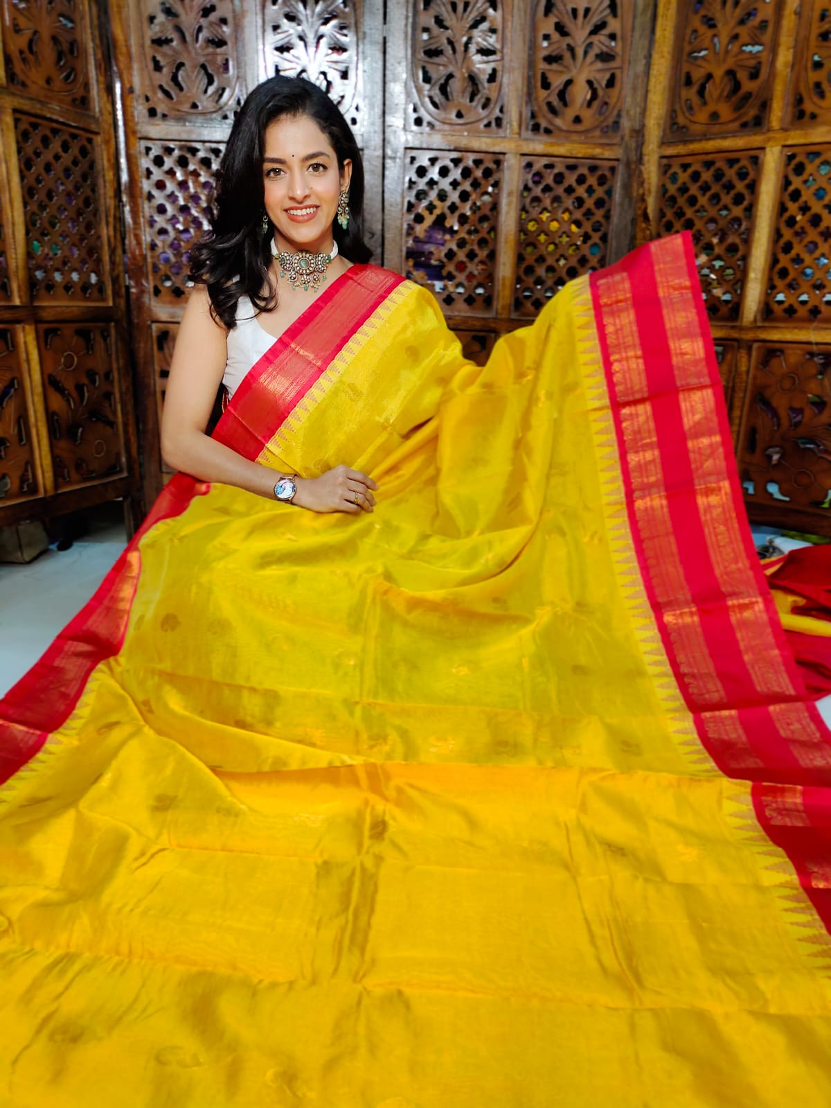 50% offer banarasi silk saree