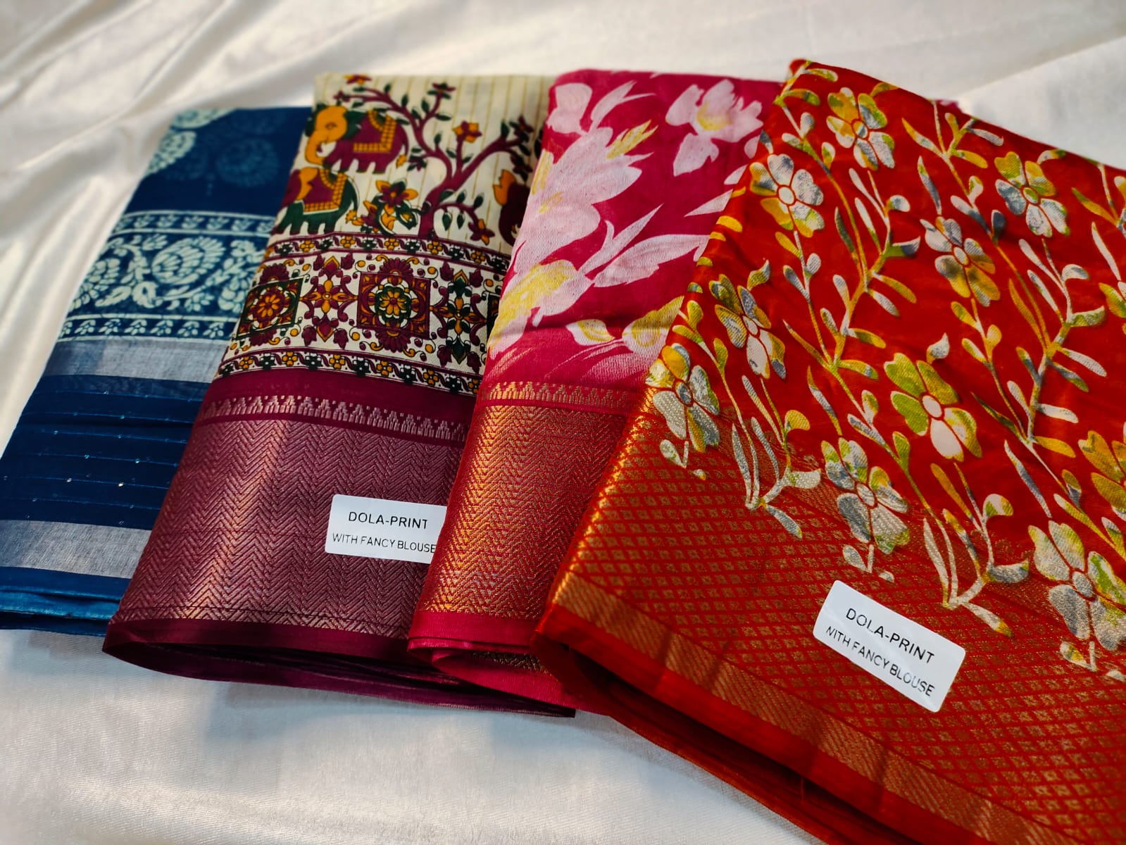 1+3 dola silk saree