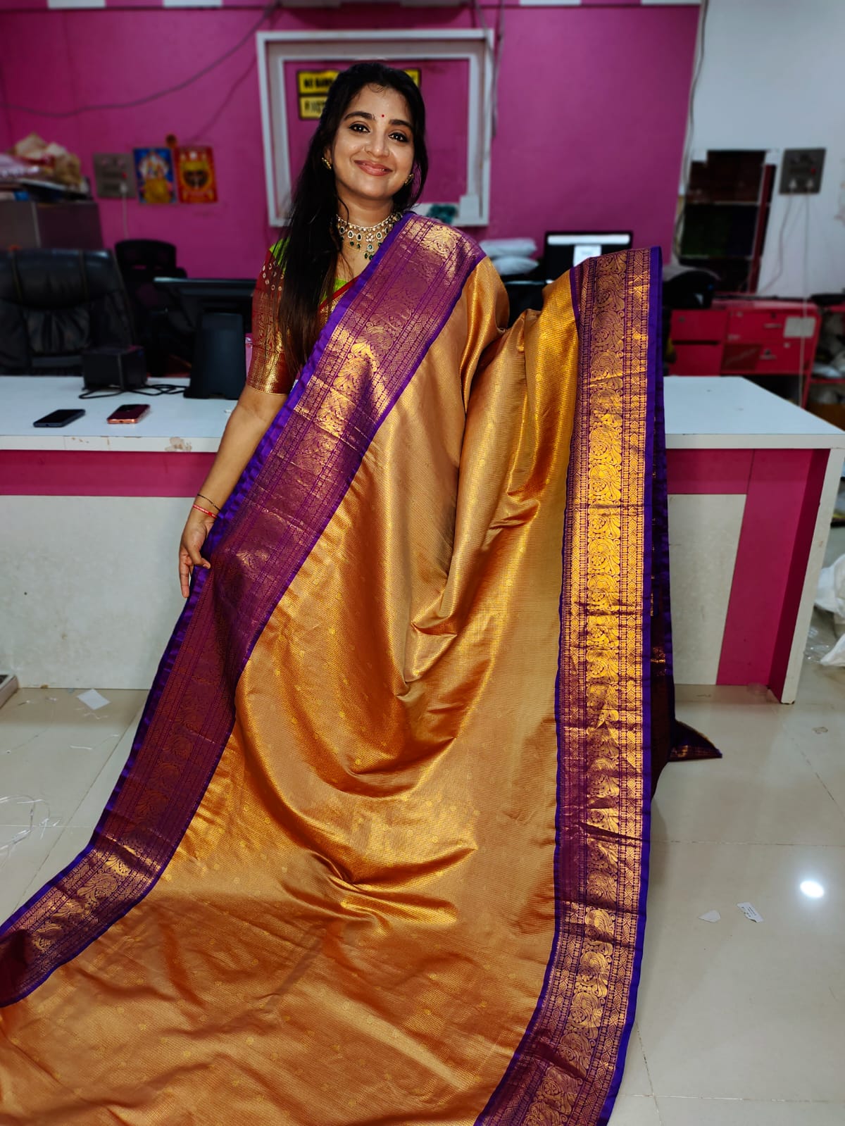 Vintage gadwal sarees