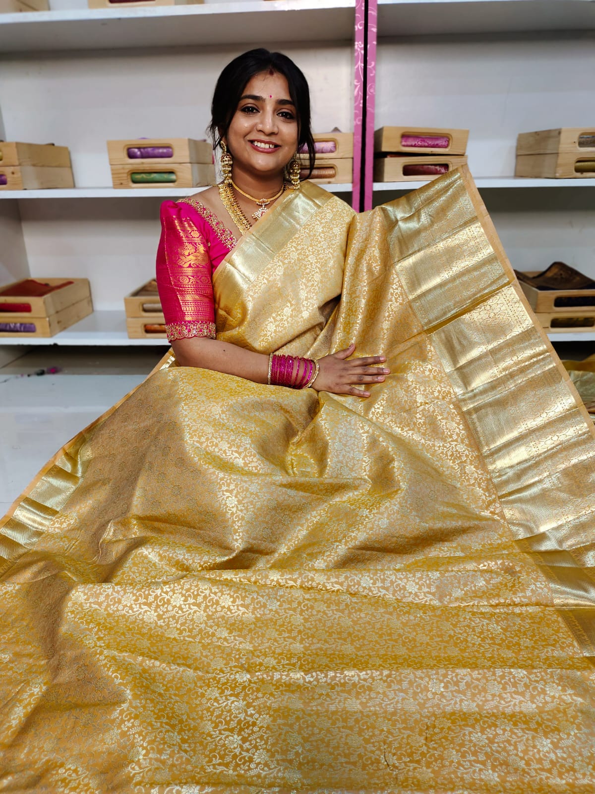 90% offer Kanchi pattu collection