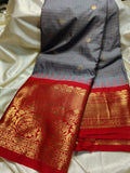 Ashadam gadwal silk saree