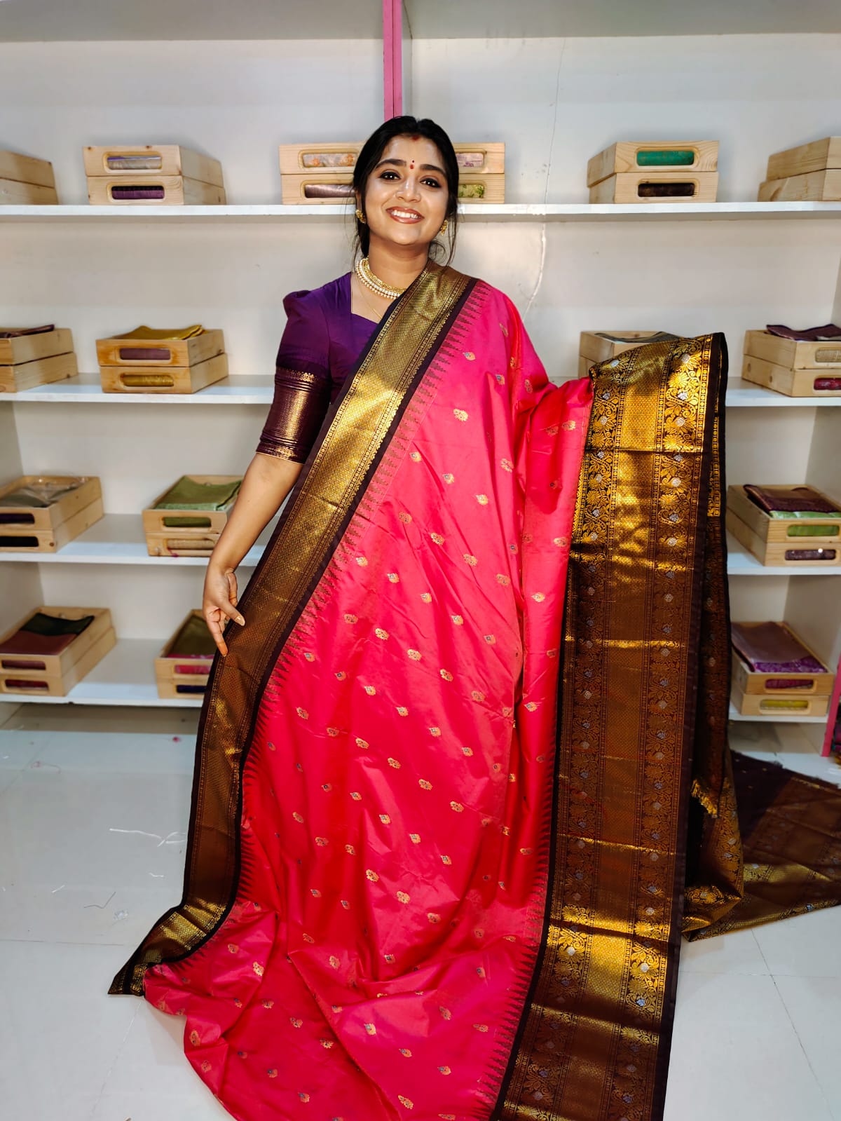Sravanamasam sale gadwal silk