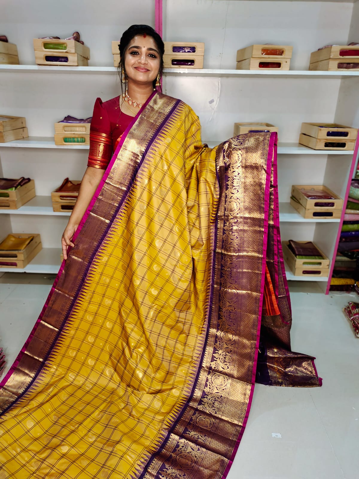 Primeme gadwal silk saree