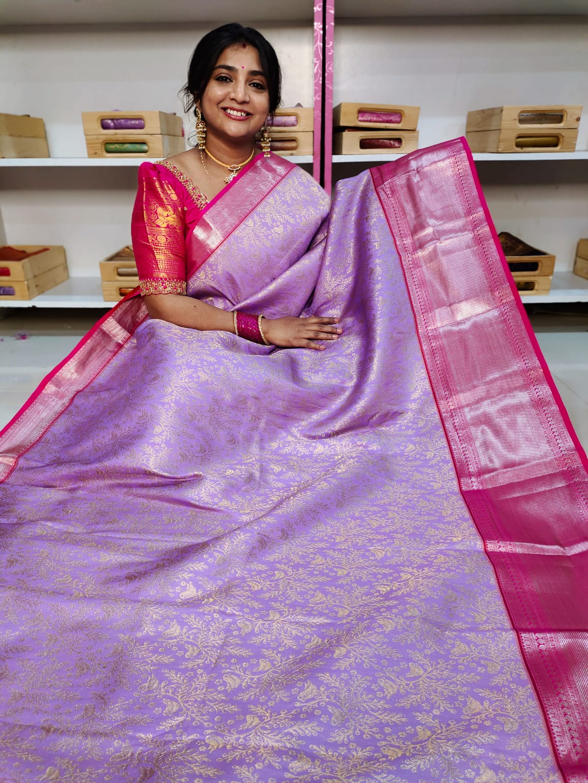 90% offer Kanchi pattu collection