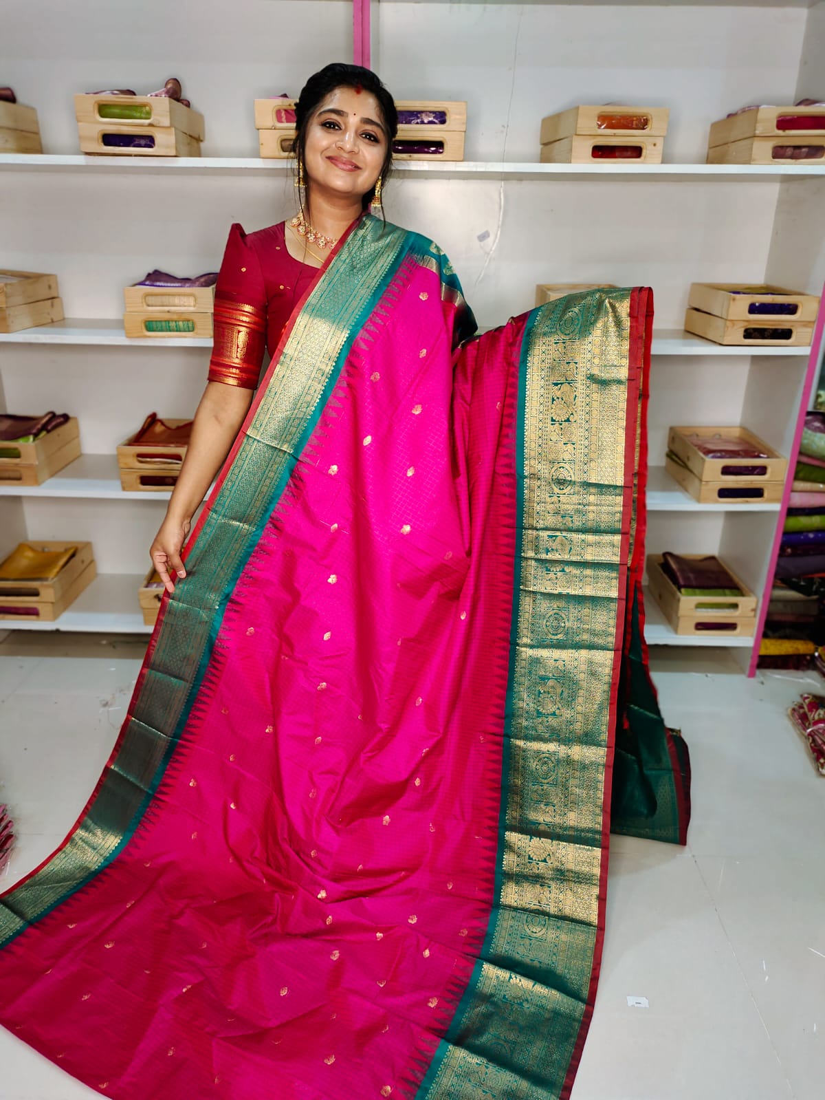 Ashadam sale gadwal silk saree