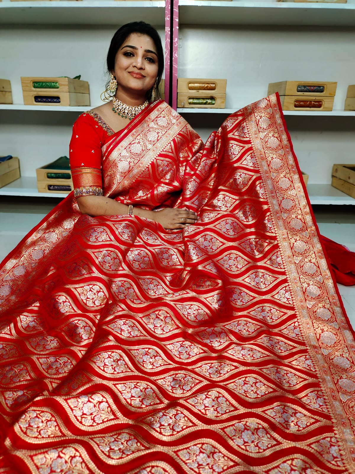 80% Katan banarasi sarees