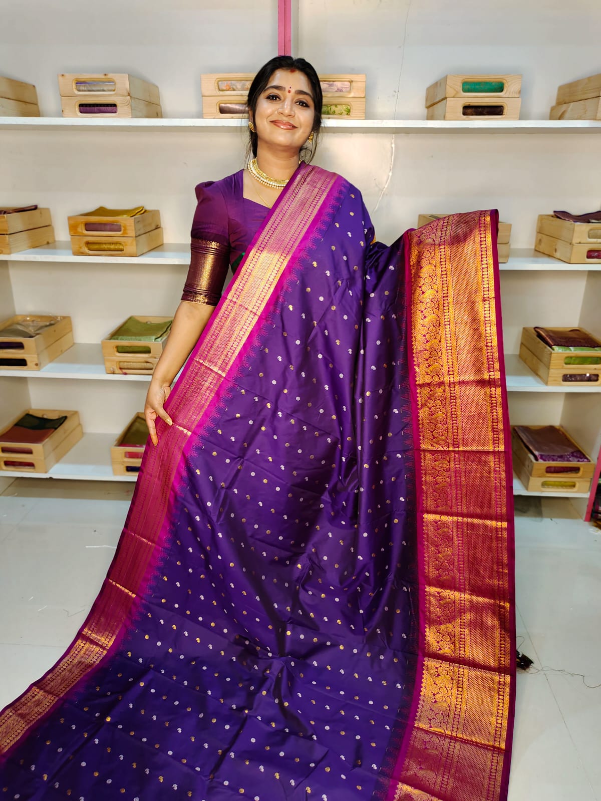 Sravanamasam sale gadwal silk