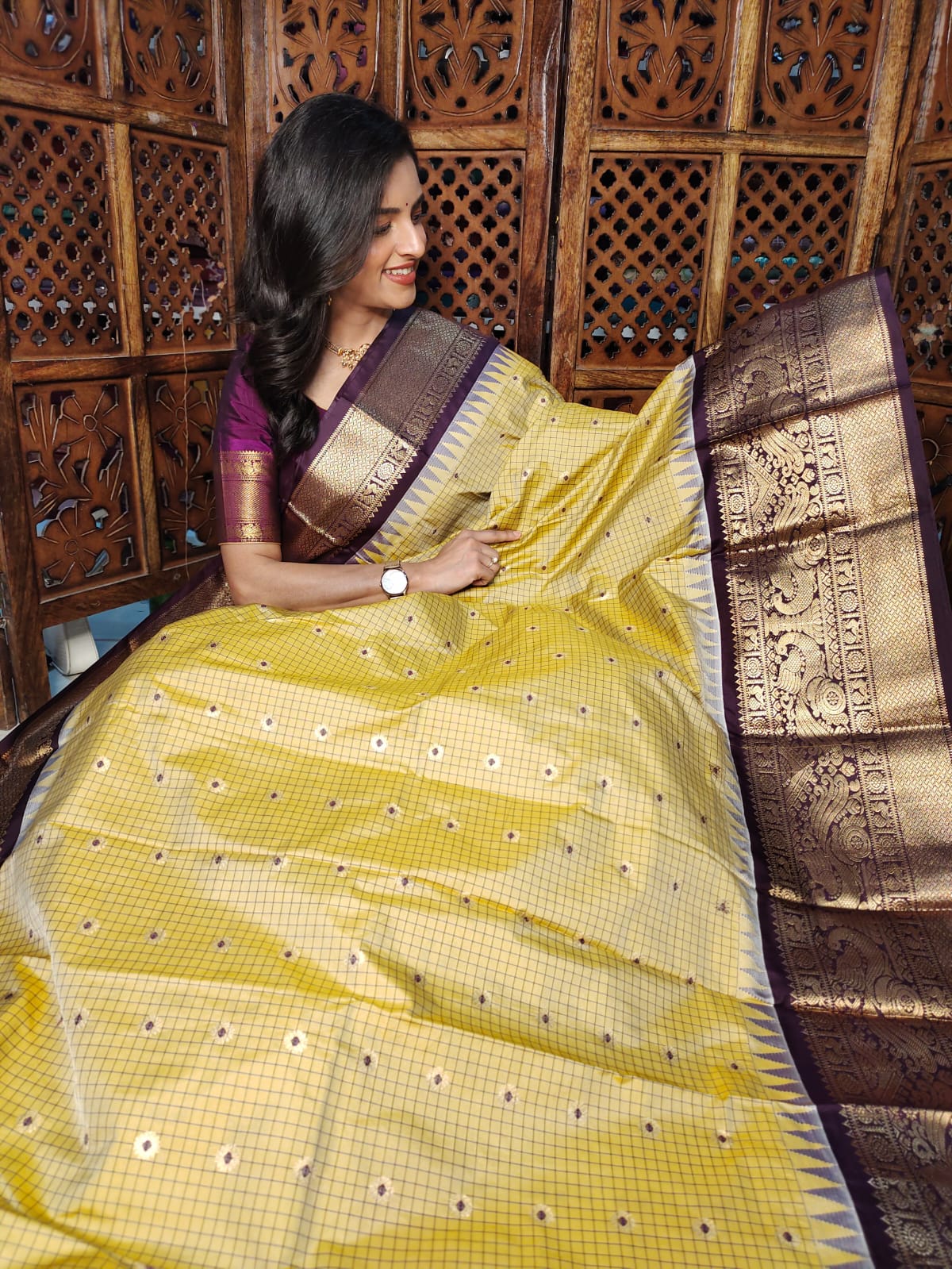 60% offer gadwal silk sarees