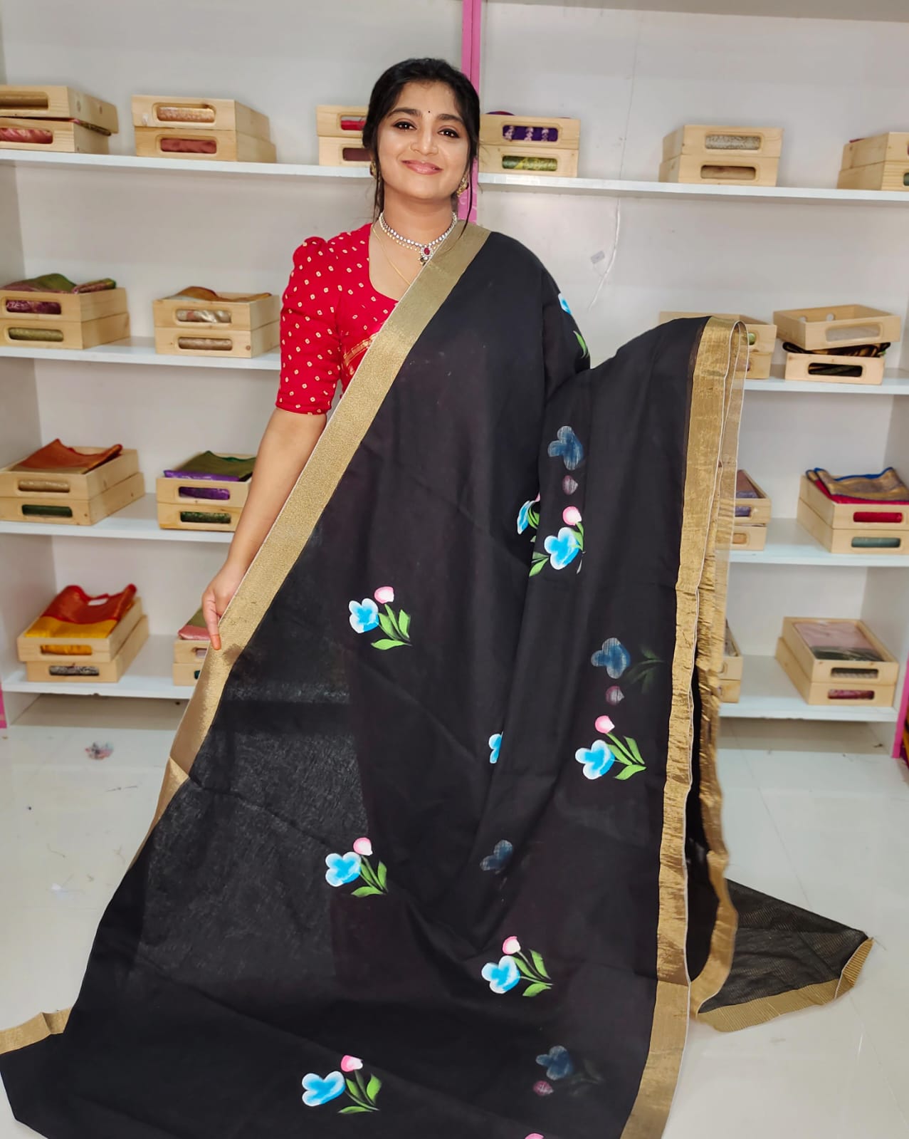 Ashadam clearnce sale fancy saree's