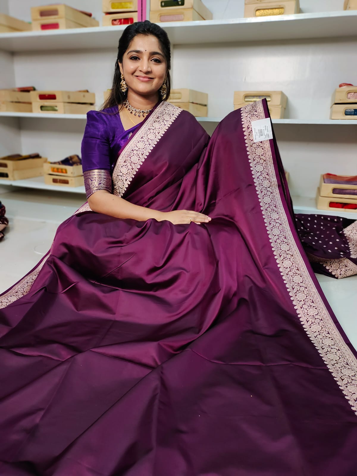 Katan banarasi silk