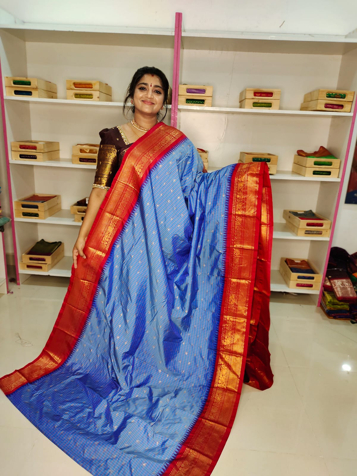 Ashadam sale gadwal silk saree