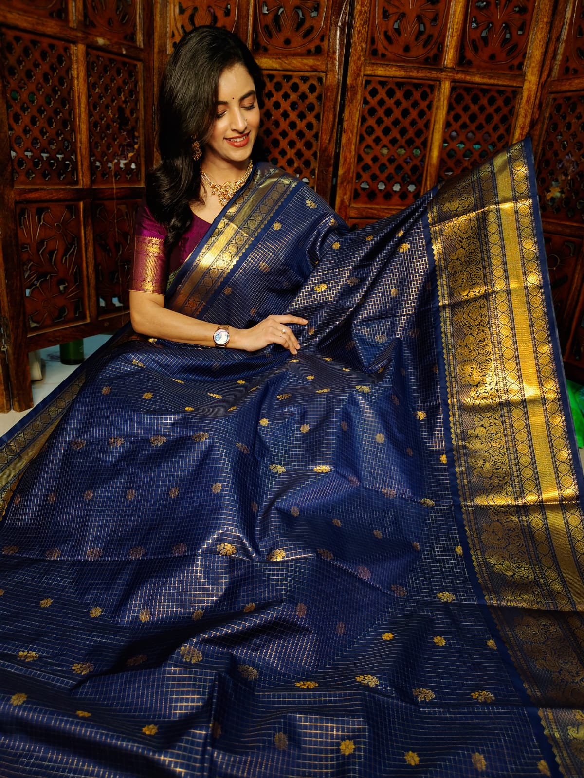 60% offer gadwal silk sarees