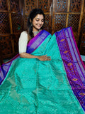 50% offer ikkat pattu sarees 
Silk mark certified
