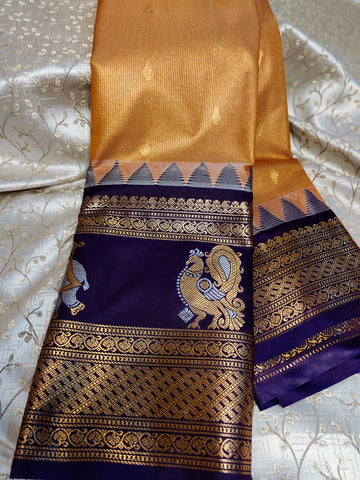 ప్రీమియం వితంగే గద్వాల్ పట్టు చీరలు