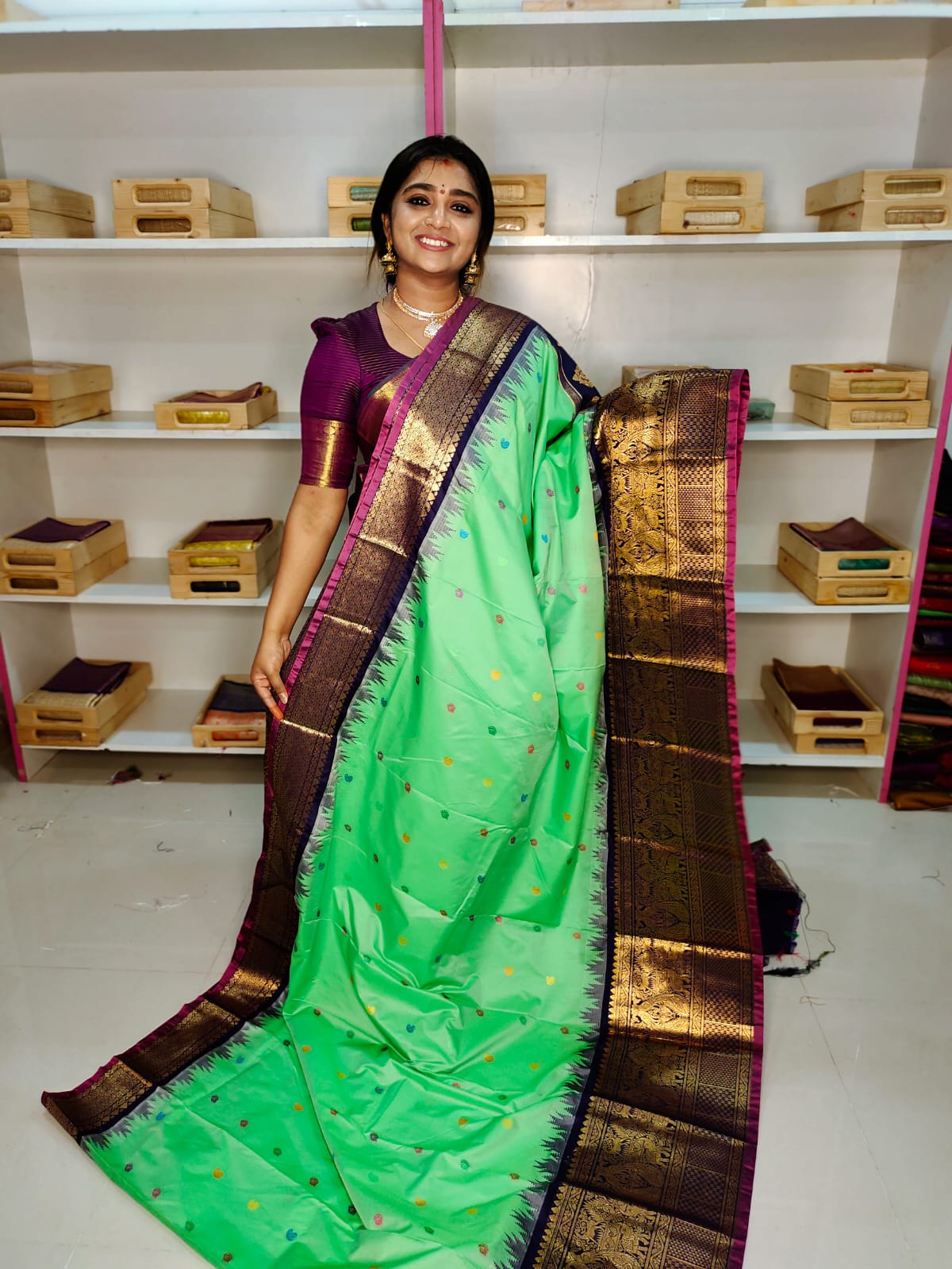 Primeme gadwal silk saree
