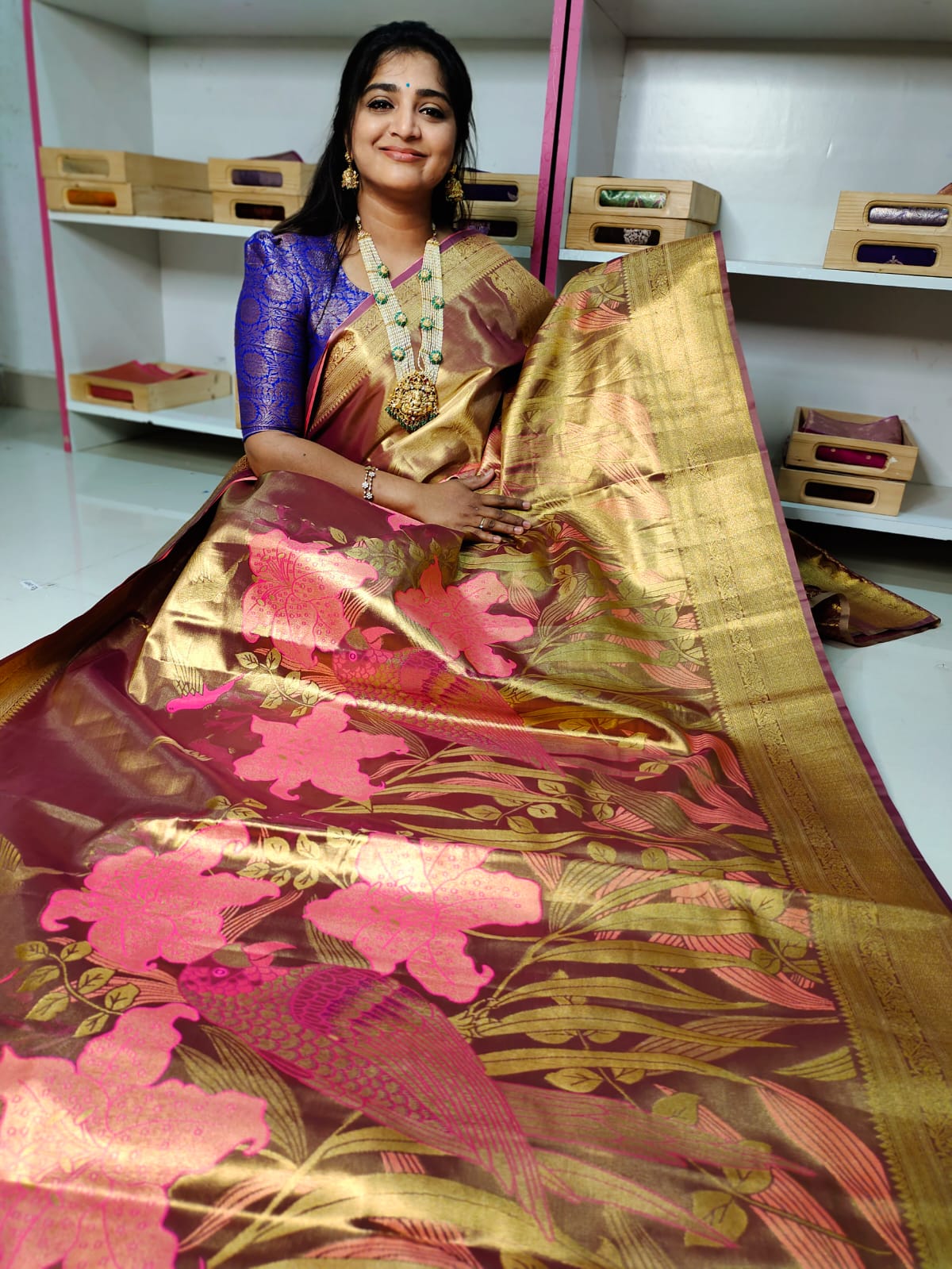 90% ఆఫర్ కంచి పట్టు సేకరణ