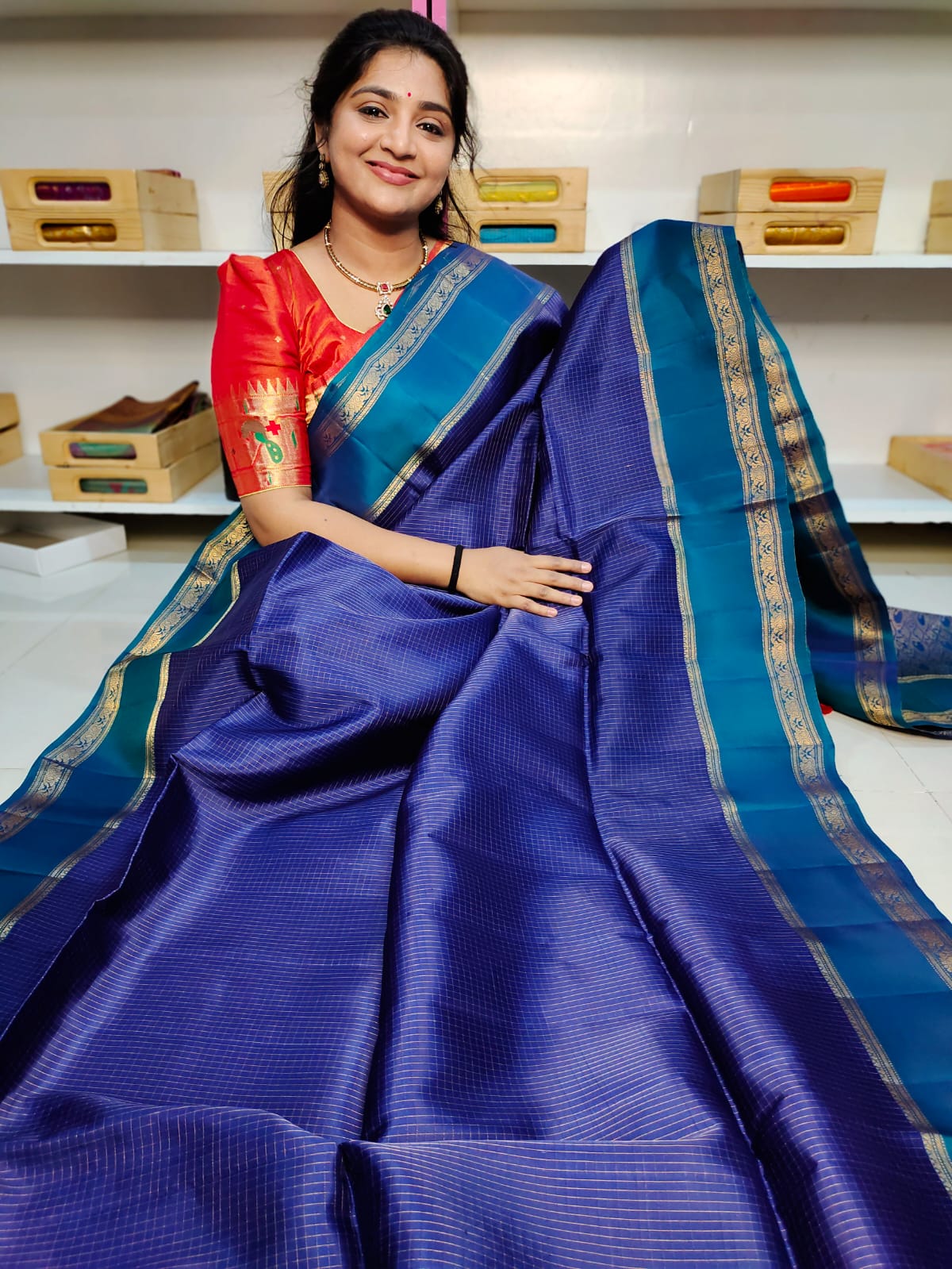 Pure handloom silk mark vintage kanchi pattu sarees