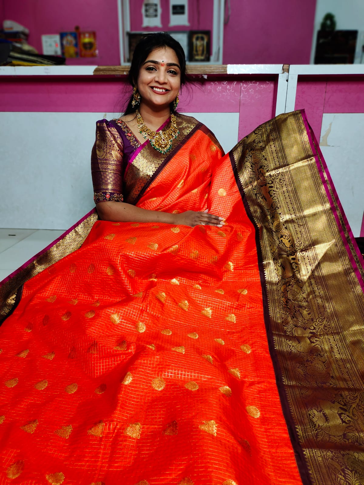 Vintage gadwal silk
