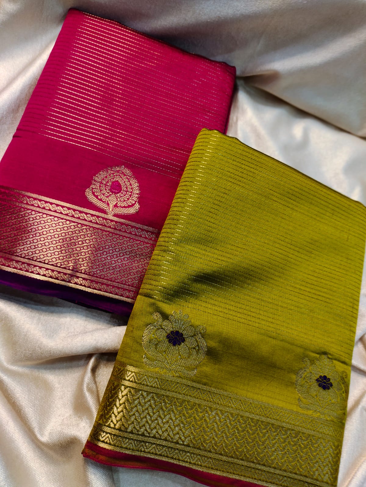 1+1 Chanderi sarees