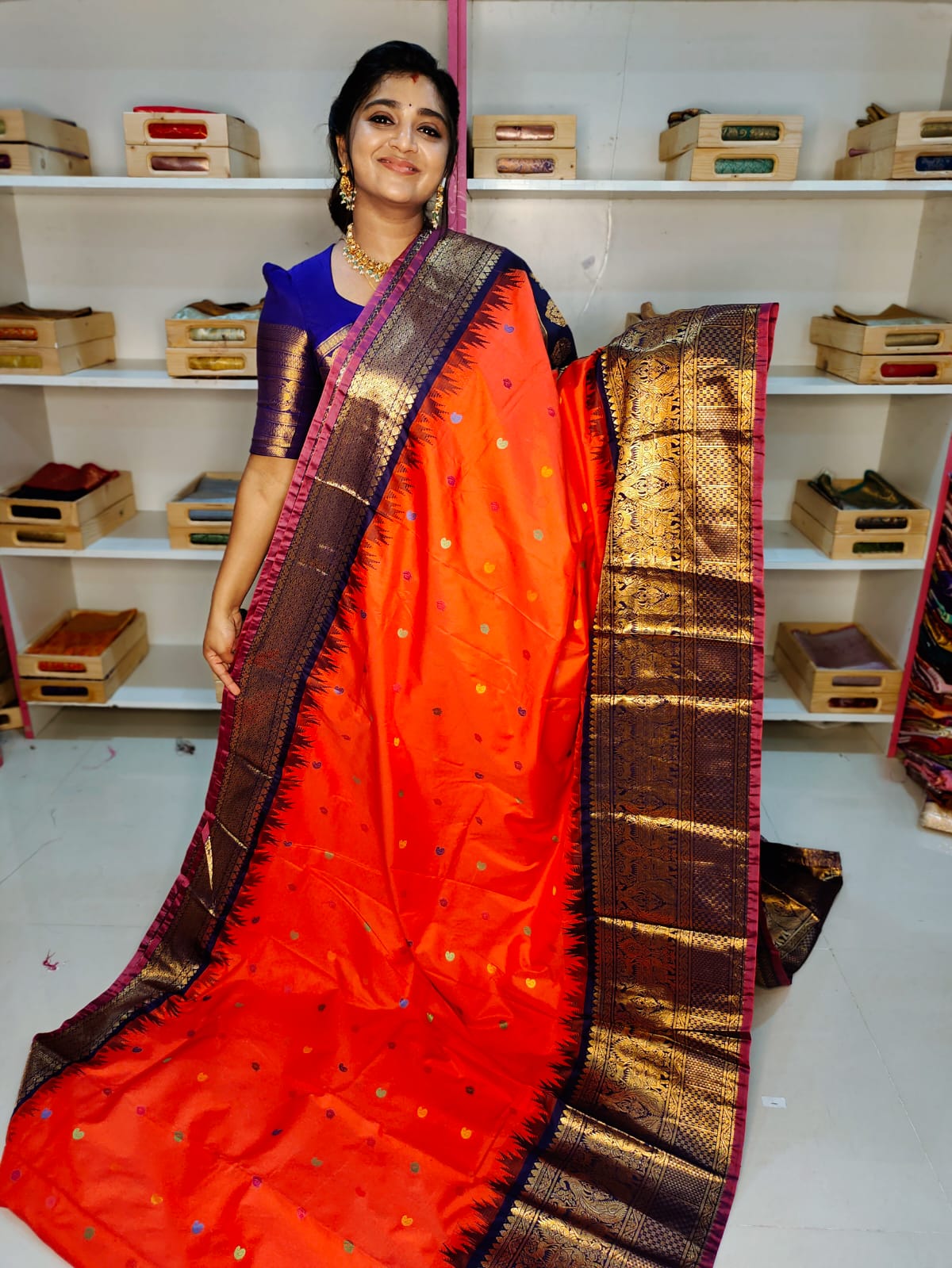 Primeme gadwal silk saree