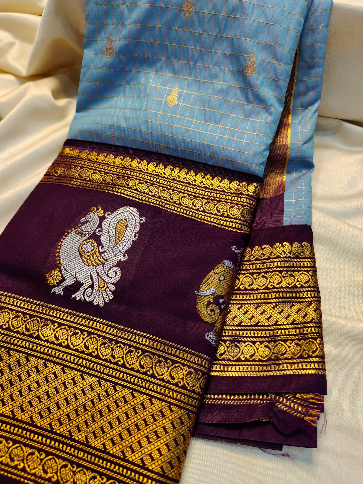 Vintage gadwal sarees
