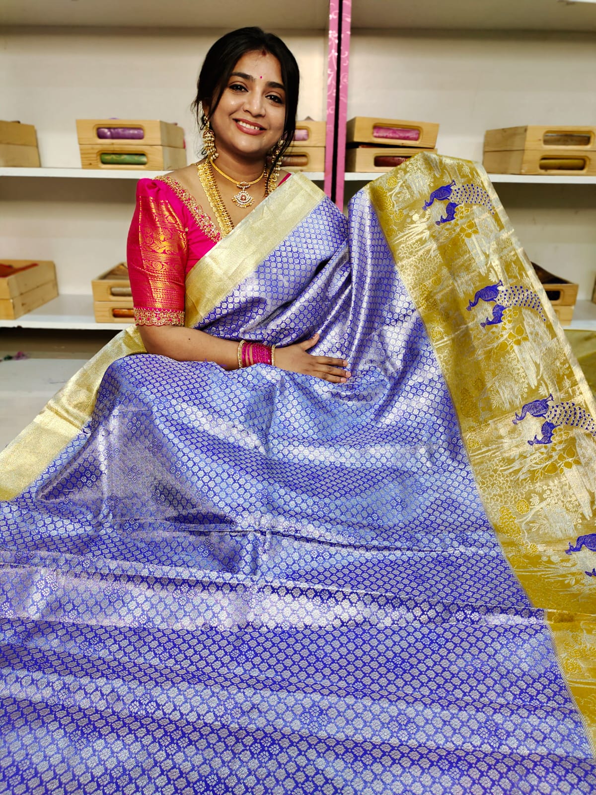 90% offer Kanchi pattu collection