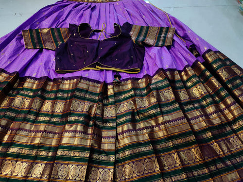 Vintage gadwal lehangas