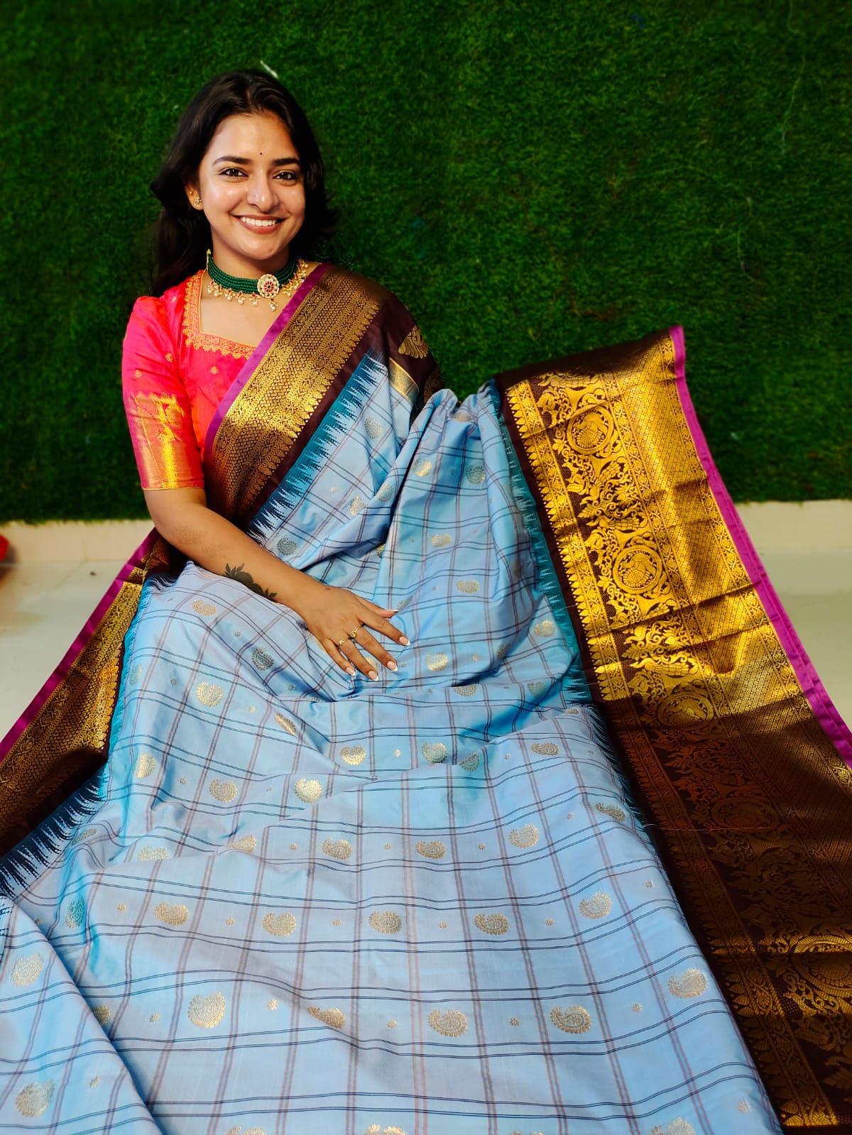 Vitange gadwal silk saree