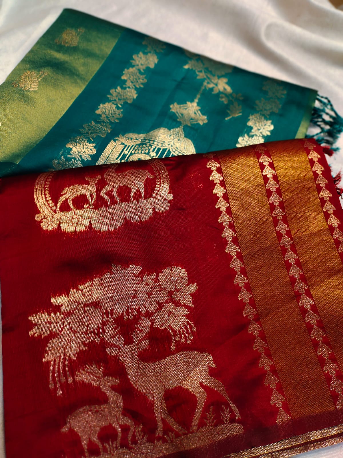 1+1 banarasi saree