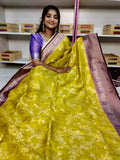 50% offer banarasi georgette saree