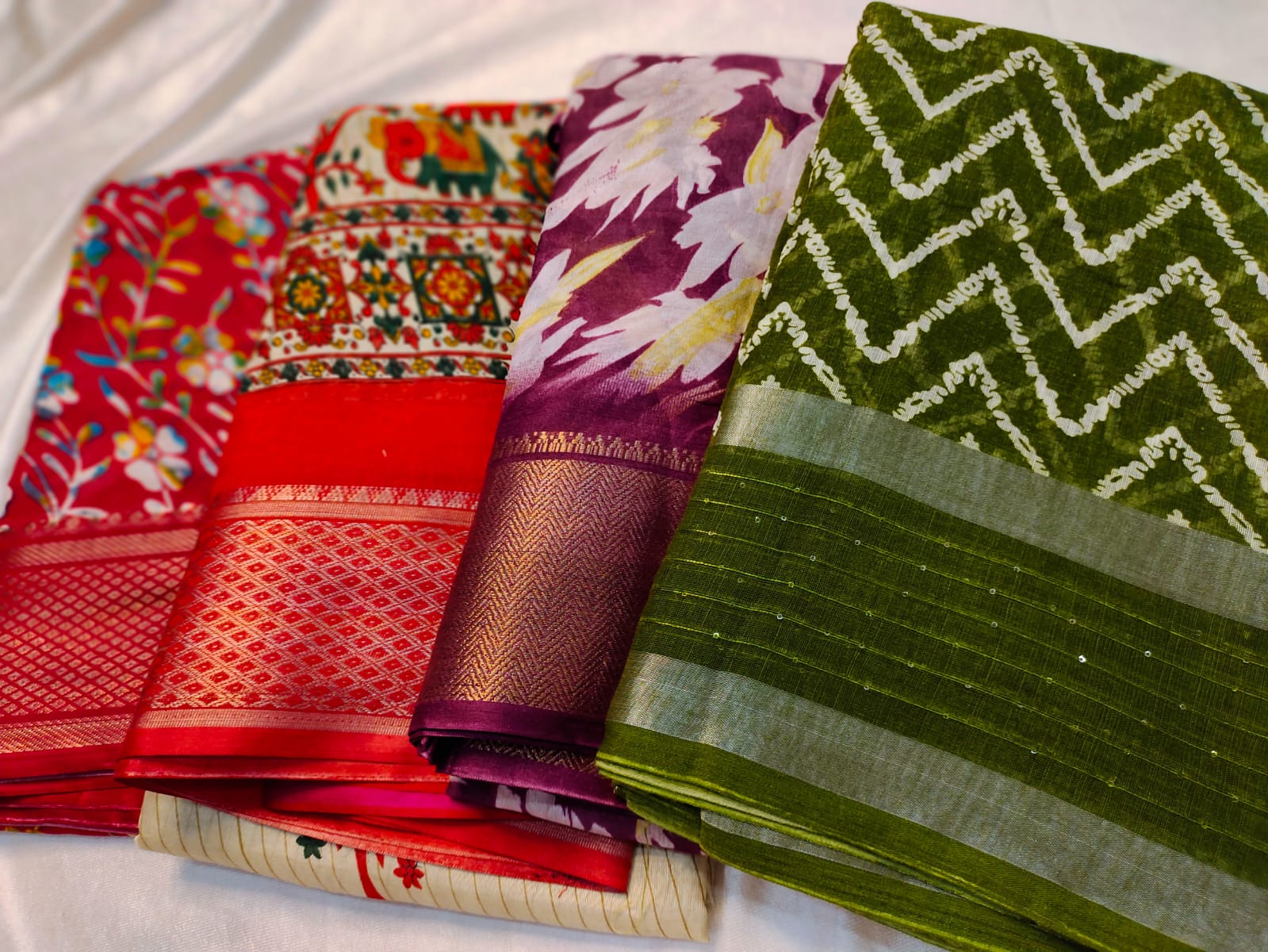 1+3 dola silk saree