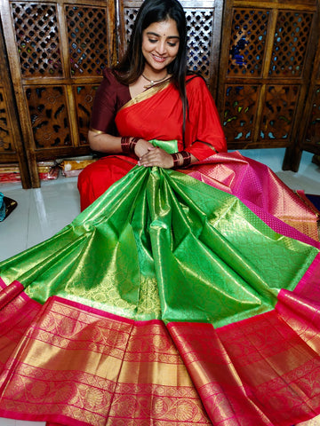 50% offer kanchi lehangas silk Mark certified