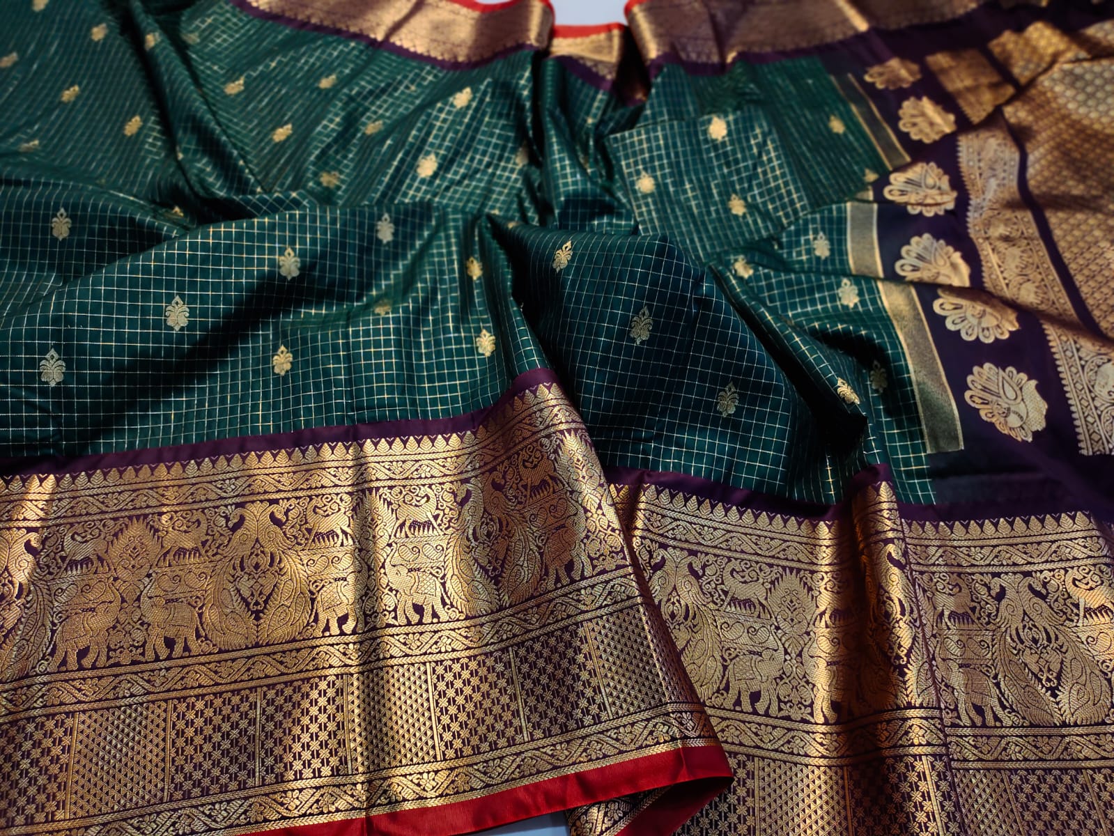 Vintage gadwal sarees