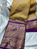 Ashadam gadwal silk saree