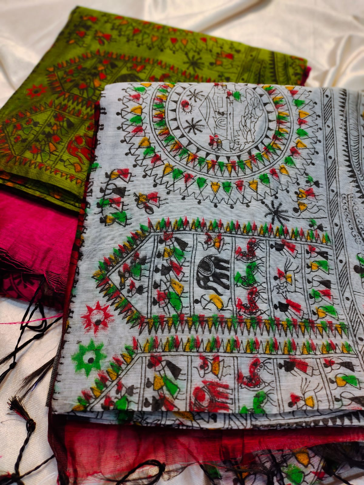 1+1 kadhi cotton saree