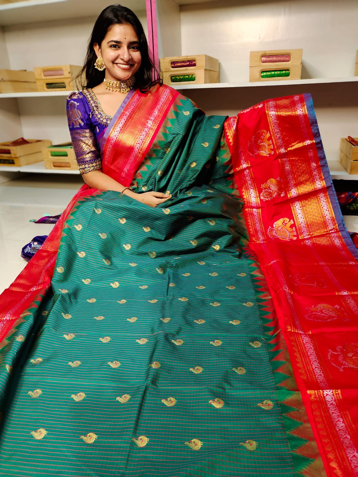 50% offer gadwal silk saree