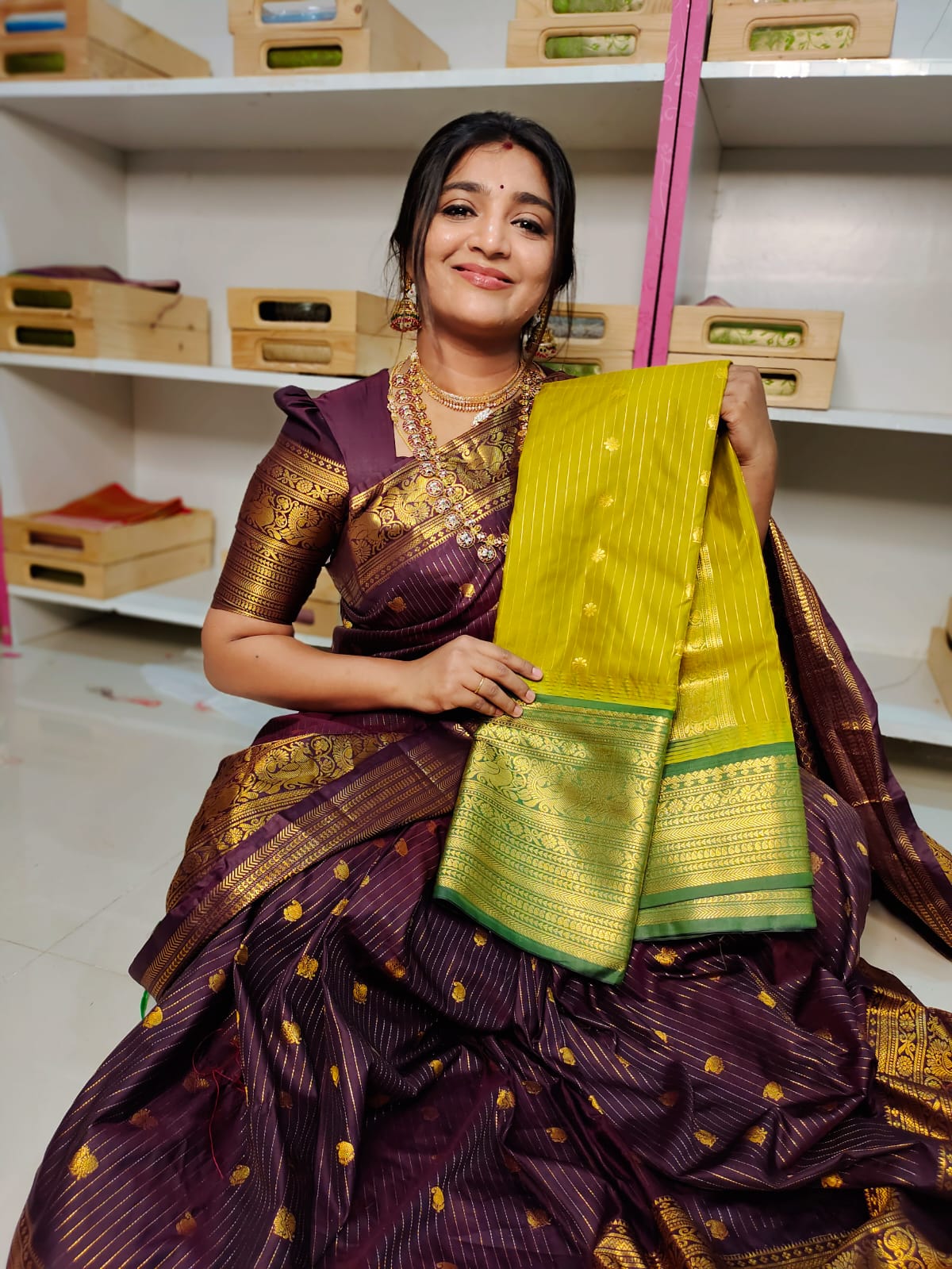 Vitange gadwal silk saree